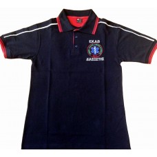 POLO ΕΚΑΒ κοντομάνικο με Ανακλαστικό και Κόκκινη Ρίγα (Χρώμα-Μπλέ Σκούρο) POLO ΕΚΑΒ κοντομάνικο με Ανακλαστικό και Κόκκινη Ρίγα (Χρώμα-Μπλέ Σκούρο)